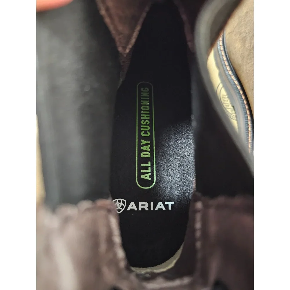 Ariat® (Men's 8.5 D) Groundbreaker™ Chelsea Steel-Toe Waterproof Work Boot